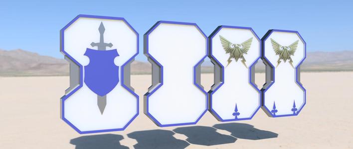 Shields for larger knights