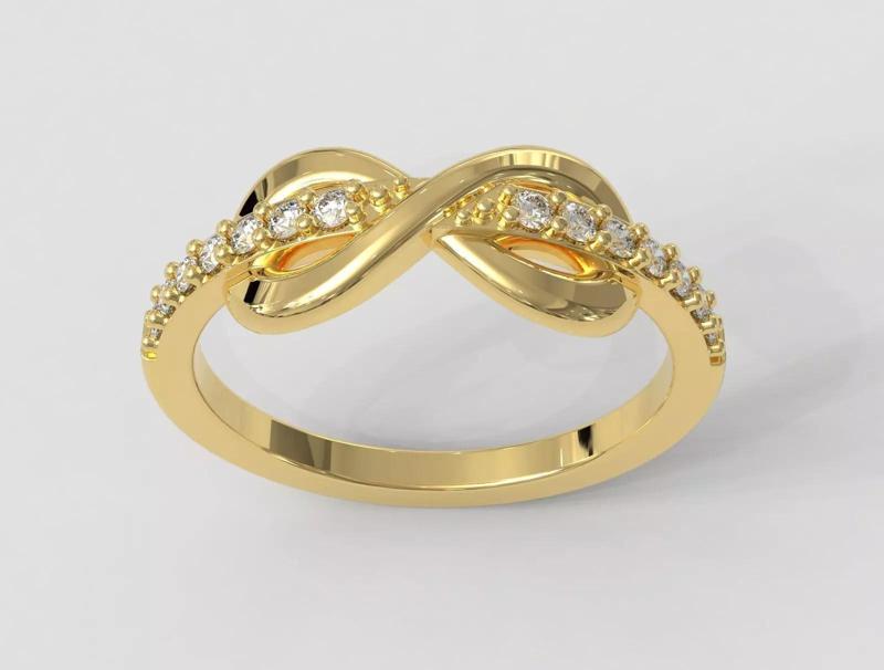 Diamond Infinity Ring