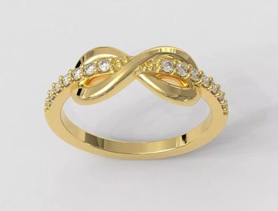 Diamond Infinity Ring