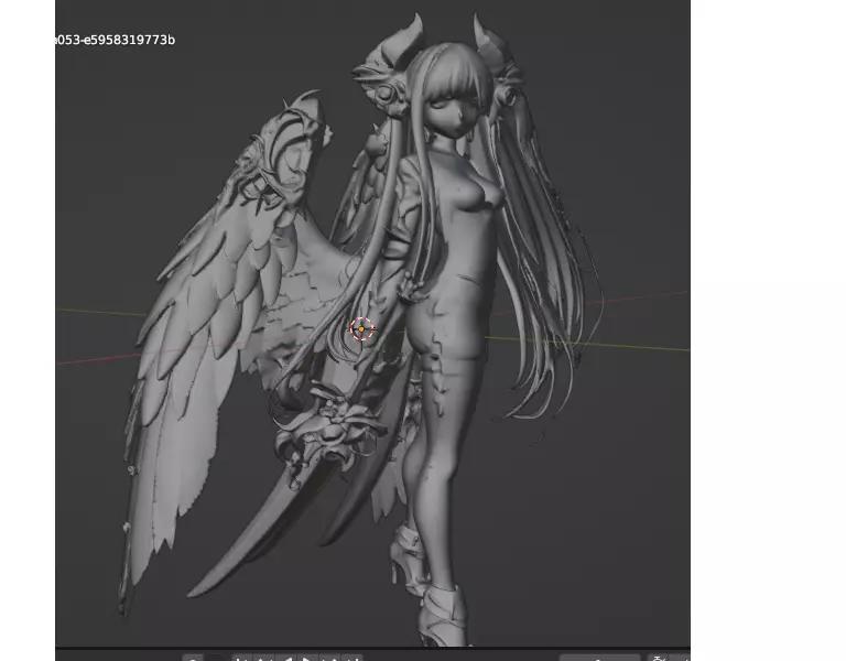 chica angel angel girl