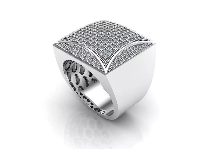 0208 - Hip-hop Gents Ring
