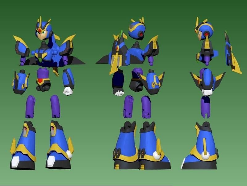 Megaman X Ultimate Armor - articulated