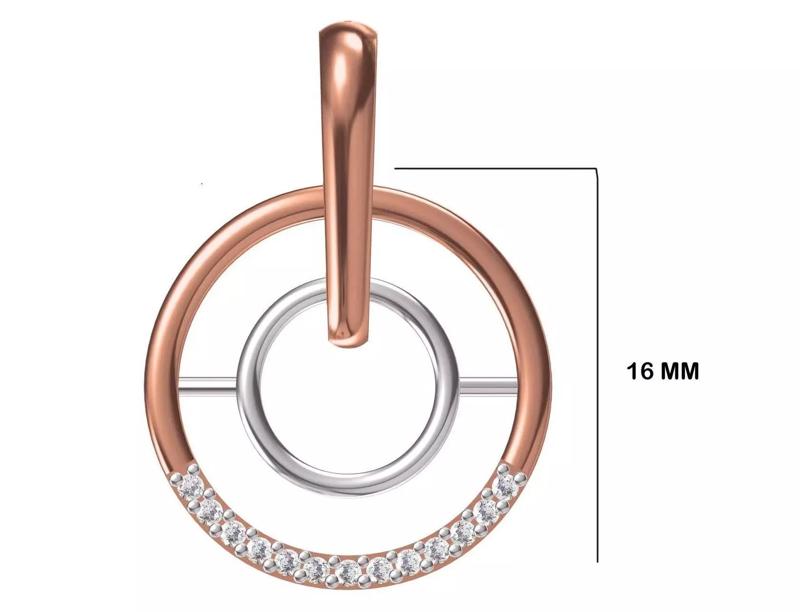 Women Unique Pendant STL OBJ FBX JCD Details