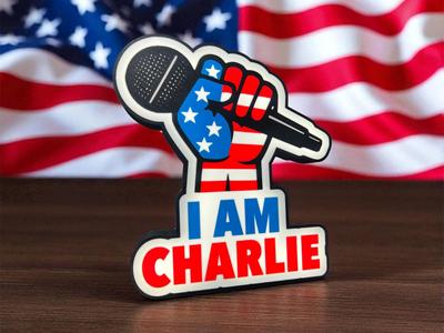 I AM CHARLIE Microphone Lightbox 