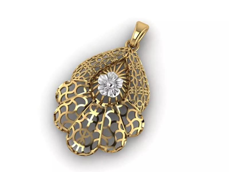 Women Pendant Ready STL 3DM Models Womens Necklace Lightweight