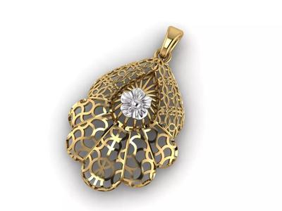 Women Pendant Ready STL 3DM Models Womens Necklace Lightweight