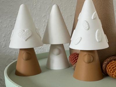 cute Gnomes mushroom shape set