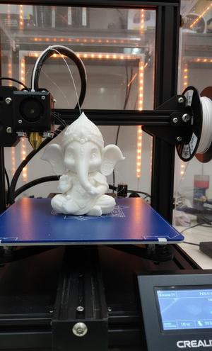 Lord Ganesha | Hindu Elephant God | Detailed 3D Printable Statue