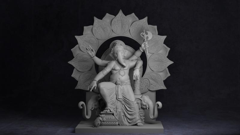 Chintamani Ganesha Idol