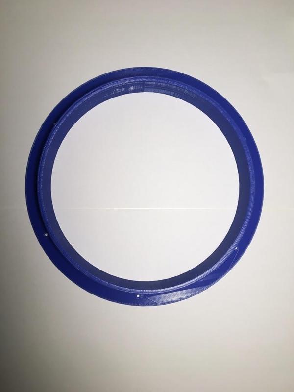 Sand cabinet gloves flange