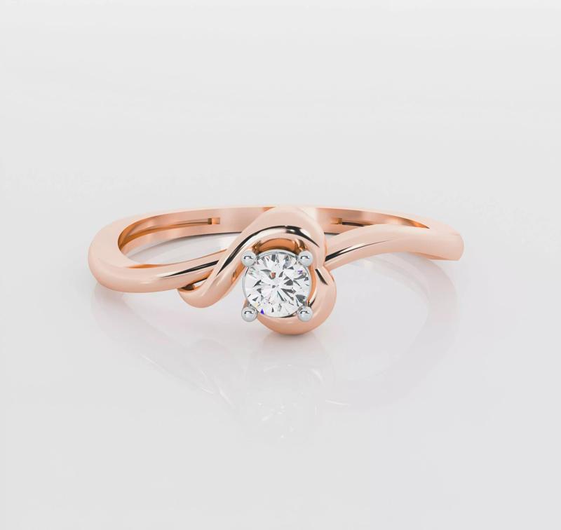 Heart diamond ring