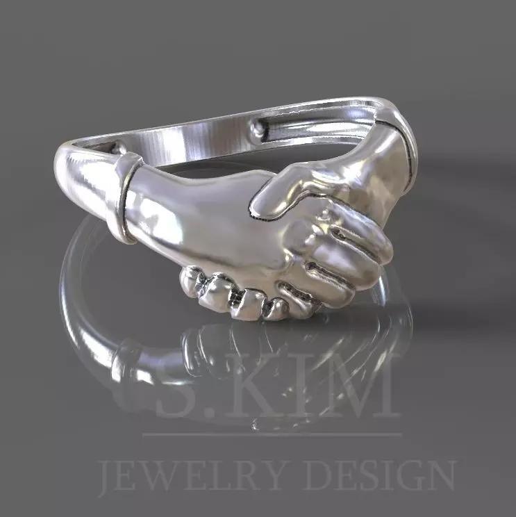 Italian fede wedding ring