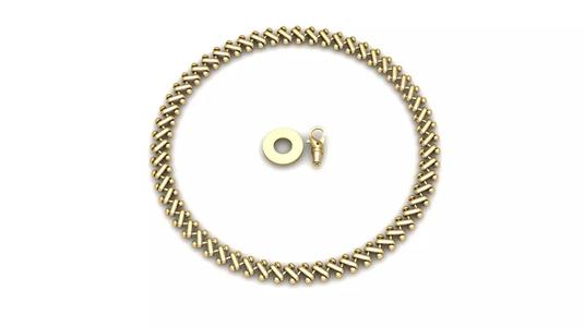 Stylish Men Fashion Bracelet 3d Printable Model