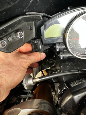 Yamaha R6 Ganganzeige/Gear indicator