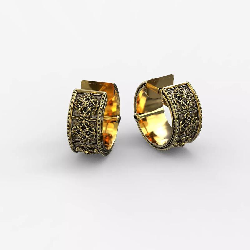 Neo-gothic earring Gold