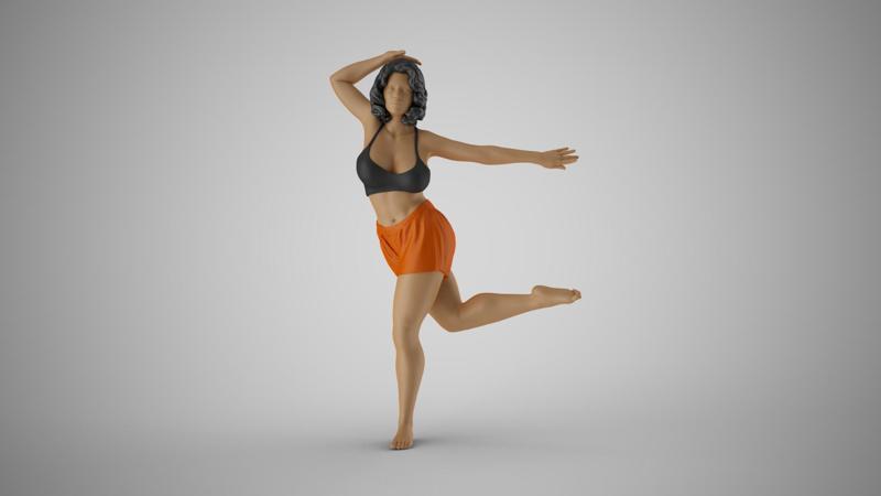 Woman Dancing at Home