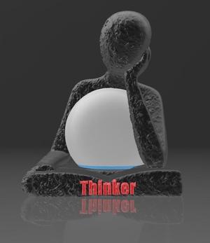 Suporte Alexa Echo Dot 4a e 5a Geração The Thinker Version 2