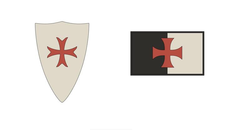 Airsoft Morale Patch Templars