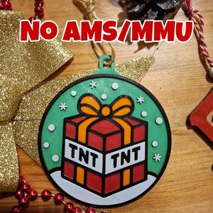 Minecraft TNT christmas toy