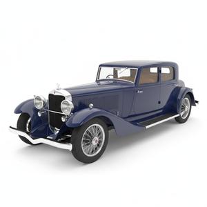 1929 Delage D8 Classic Luxury Car – Vintage Automobile Detailed 3D Print Model