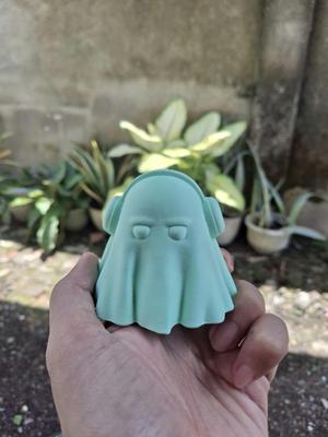 Ghost With Headphones 3D Print Model