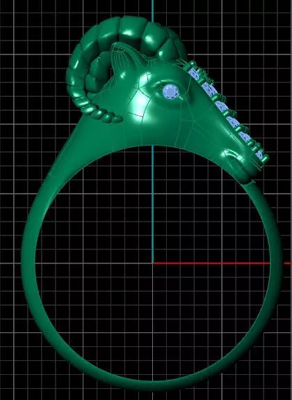 Nature s Majesty Markhor Stone Face Ring