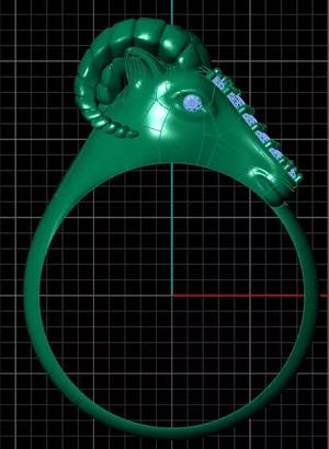 Nature s Majesty Markhor Stone Face Ring