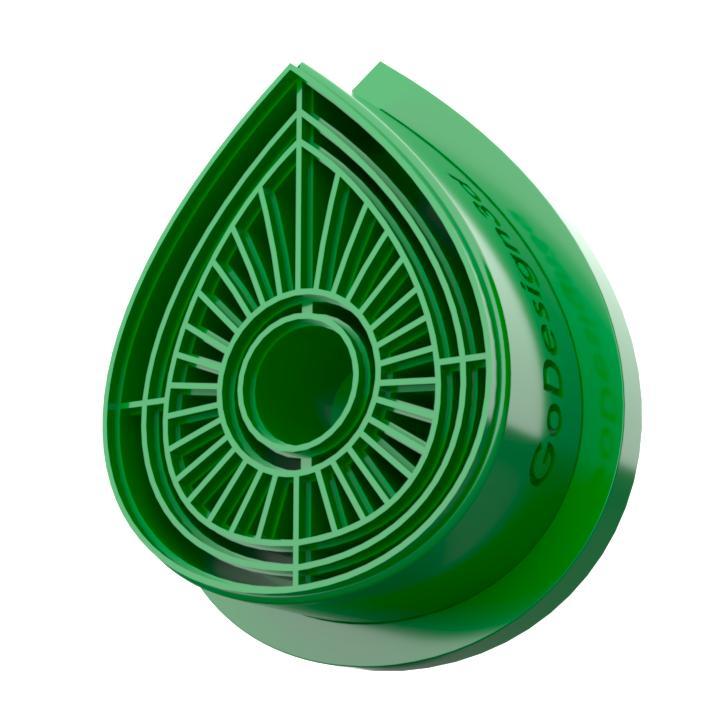 Art deco Polymer Clay Cutter | 3D Printable Model