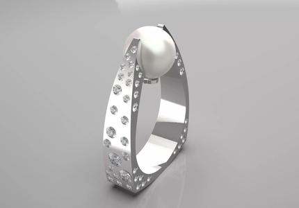 ocean jewelry pearl ring pr0002
