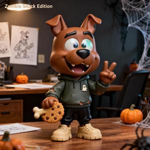 3D Printable Scooby-Doo Zombie Snack Figure