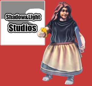 Woman Tribe Mine 3d model