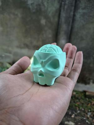 Stylized Skull 3D Print Model