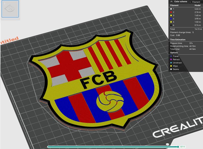 Football Club Barcelona Badge FCB