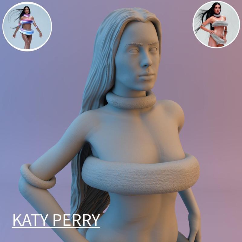 KATY PERRY 3D FIGURE- COMPLETE BODY