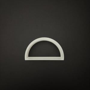 Semicircle   Cookie Cutter – STL for Cookies, Fondant & Polymer Clay