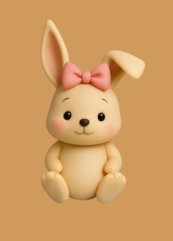 SOUVENIR FOREST ANIMAL BABY RABBIT