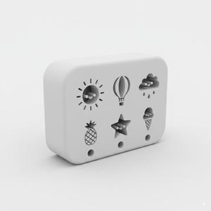 Cartoon Style Freshie Mold Housing - Whimsical Car Air Freshener Holder 3D Print