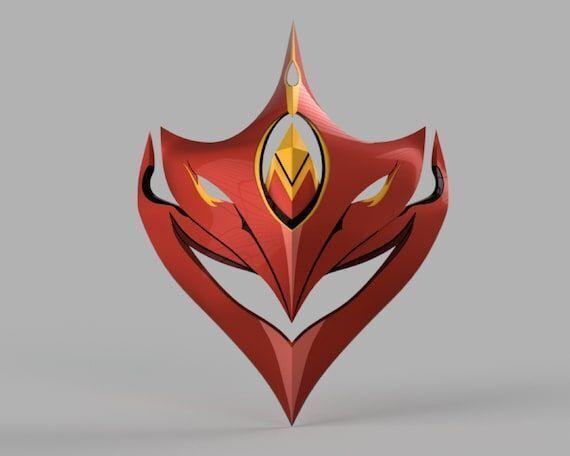 Tartaglia Childe Mask 3D Model | Genshin Impact Magnet