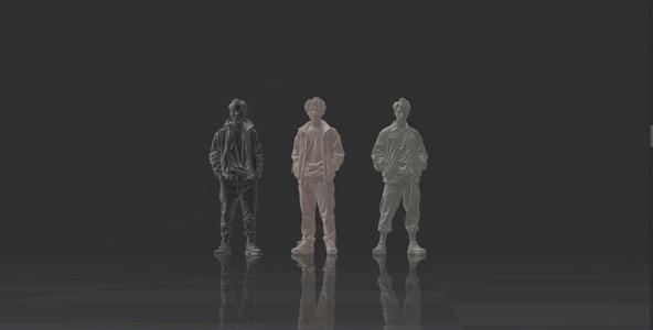 🏙️ 3 Pack Set - Asian young men urban style | 3 Pack Set - Asian young men urban style
