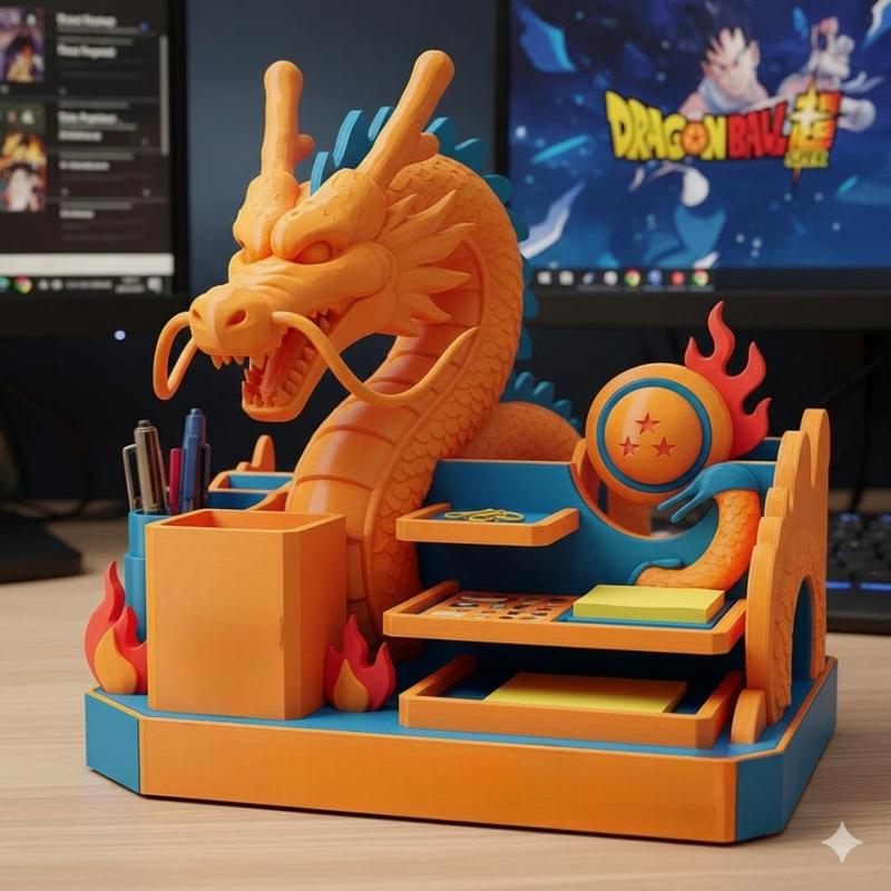 🐉 Shenlong Desk Organizer - Dragon Style