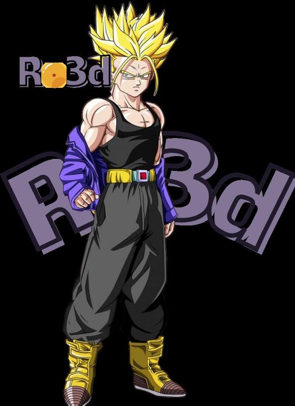 Trunks of the Future Super Saiyan with Cell Defeated on Ship | STL 3D Diorama Dragon Ball Z