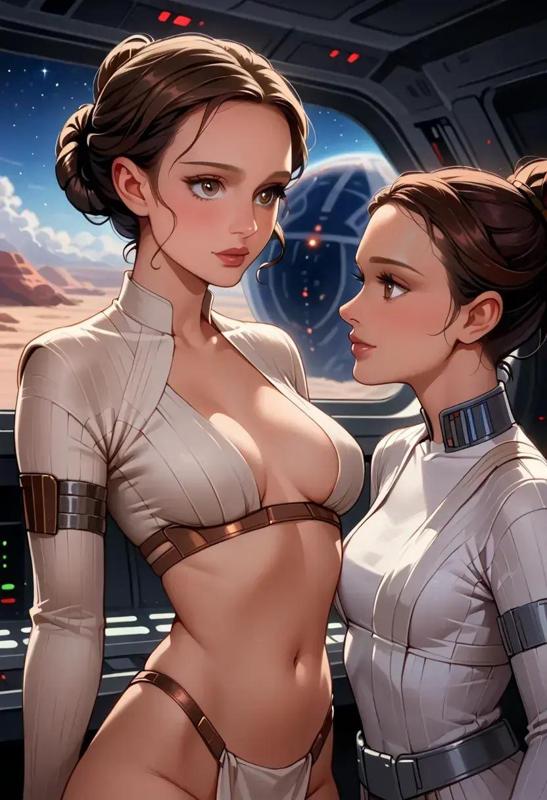 Padme Star Wars Filament Painting