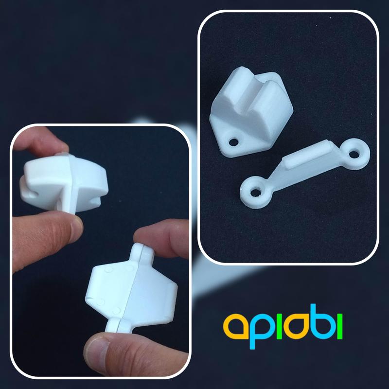 Compact door stop retainer for motorhomes – Compatible with Hymer and Other Brands