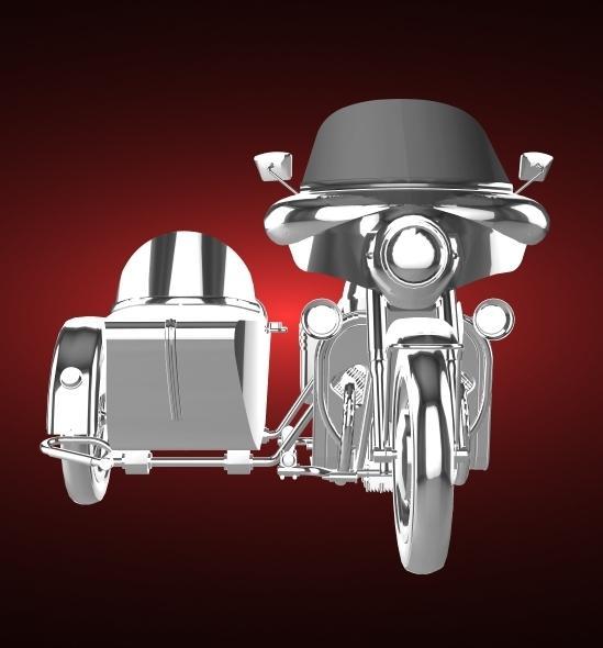 Moto Guzzi V-7 700 with sidecar