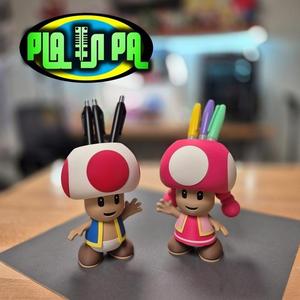 Toad and Toadette containers, Multi Part