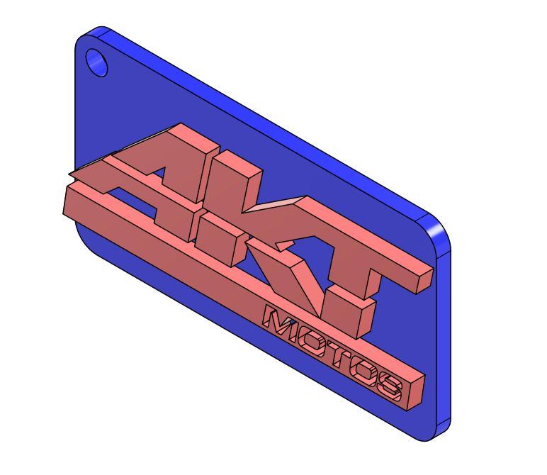 AKT MOTORCYCLES KEY RING.