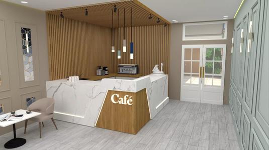 cafe counter  interior design