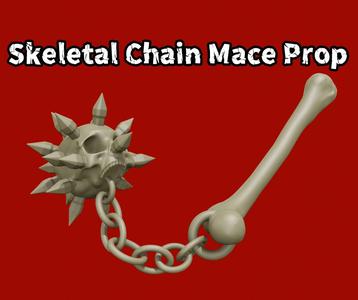 Skeletal Chain Mace Prop