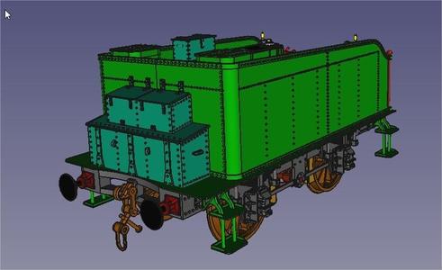 TENDER for PLM 030 Bourbonnais locomotive