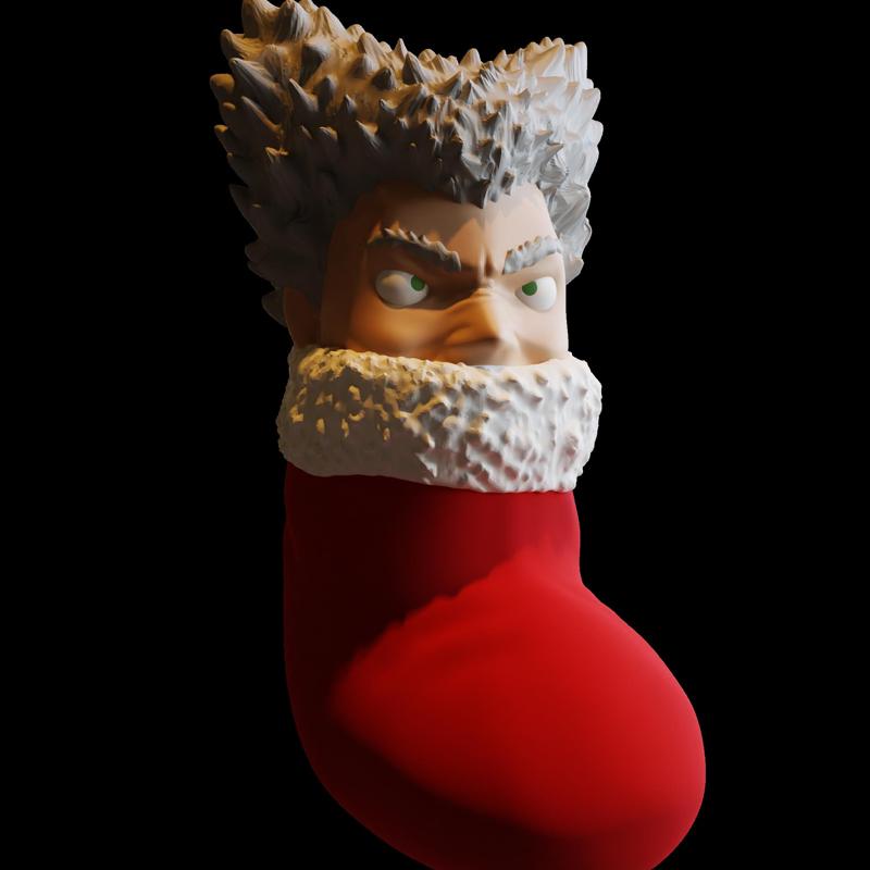 Garou - One Punch Man - Christmas Tree Ornament